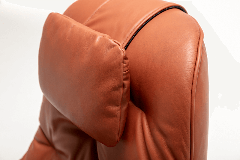 Rolf Benz 586 - MEG soft | Nackenkissen Nackenkissen für Rolf Benz Meg in Leder orange