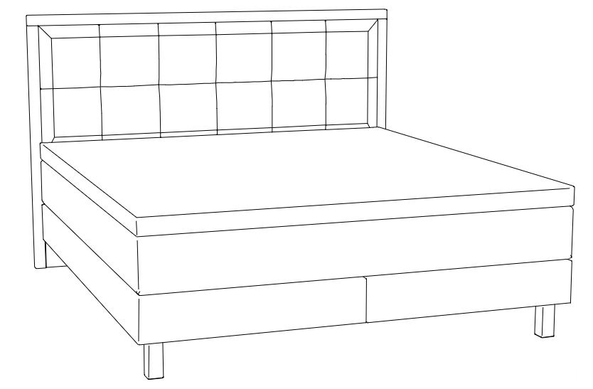 HA.BP.7349 Hasena -  Boxspring PRONTO Solara | inkl. Matratze und Topper | versch. Größen & Farben konfigurierbar