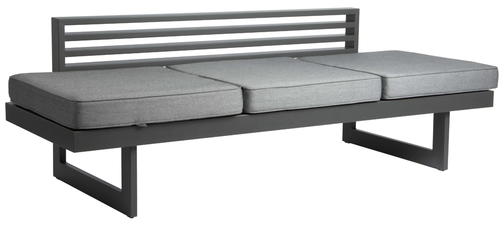Stern. New Holly | Dining-Bank / Liege | Aluminium anthrazit 