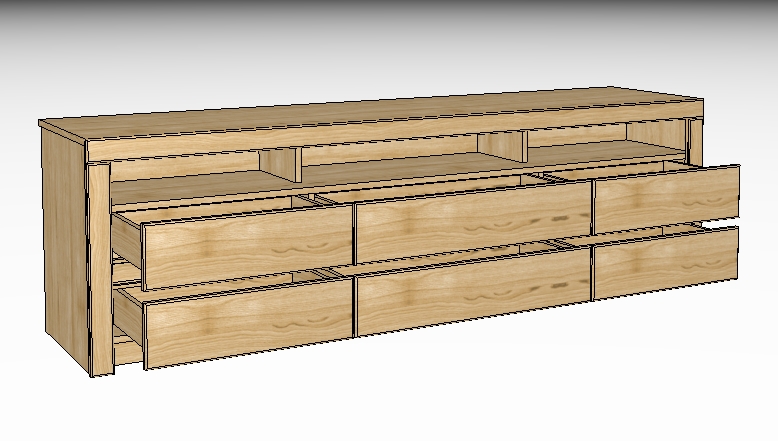 Wöstmann. Soleo 3000 | Lowboard | Type 1151 | B: 211,2 cm