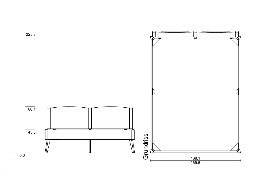 160 x 210 cm