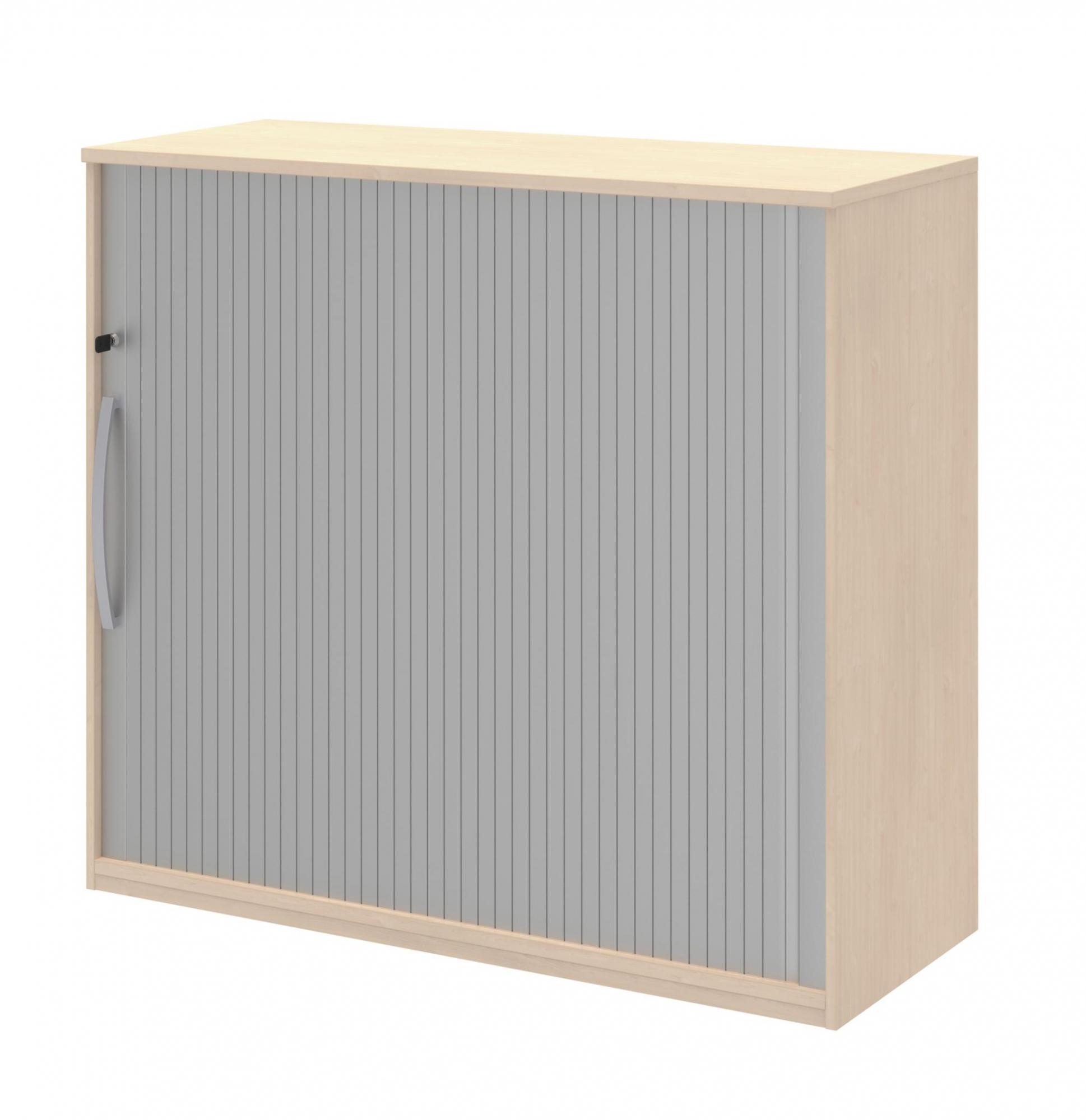 Röhr Bush techno - Aktenschrank mit Jalousietür | B: 120,0 cm |  Ahorn Nachbildung