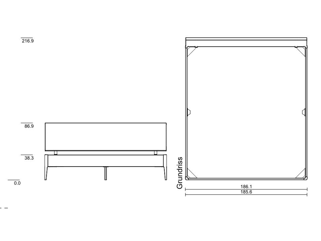 180 x 200 cm