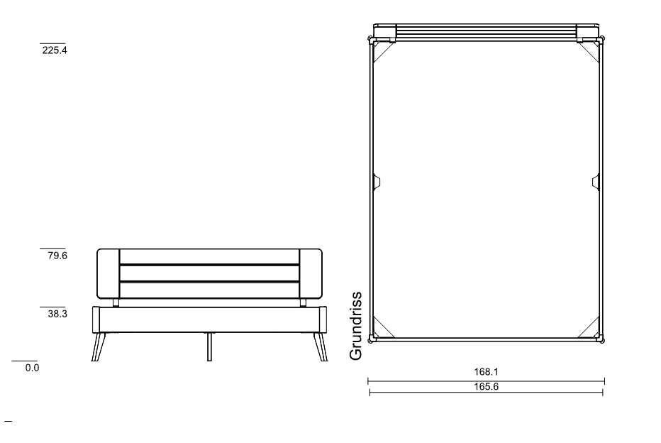 160 x 210 cm