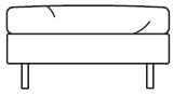 F.134.PB freistil 134 | Polsterbank | 2 Größen