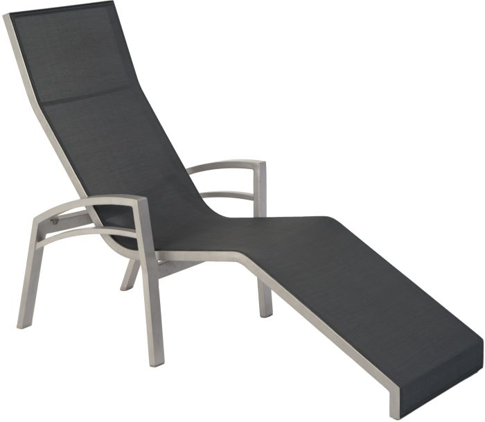 Stern. Balance 2 | Relaxliege | graphit mit Bezug Textilen silbergrau