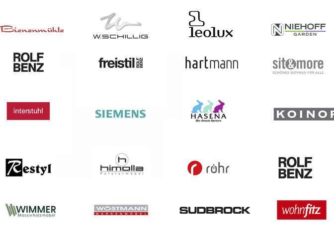 Logos von Möbelherstellern