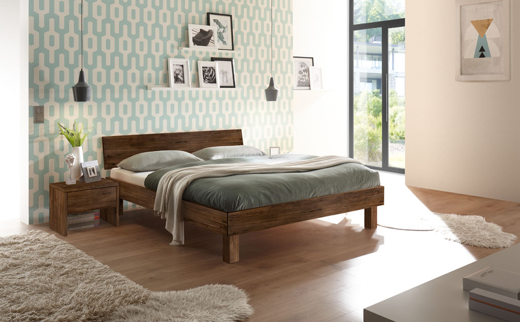 Hasena - Trento Bett Forti | Rahmen Trento 16 | Kopfteil Pella | Füße Tunca | konfigurierbar
