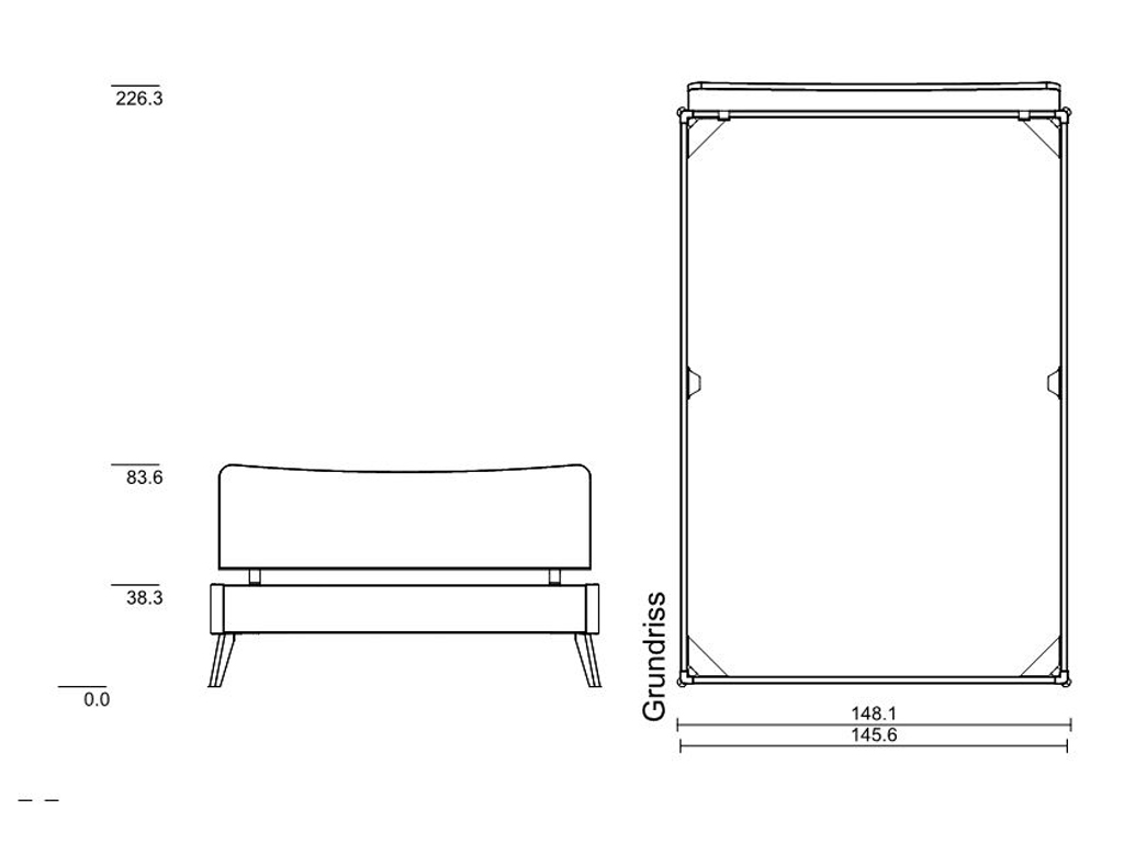 140 x 210 cm