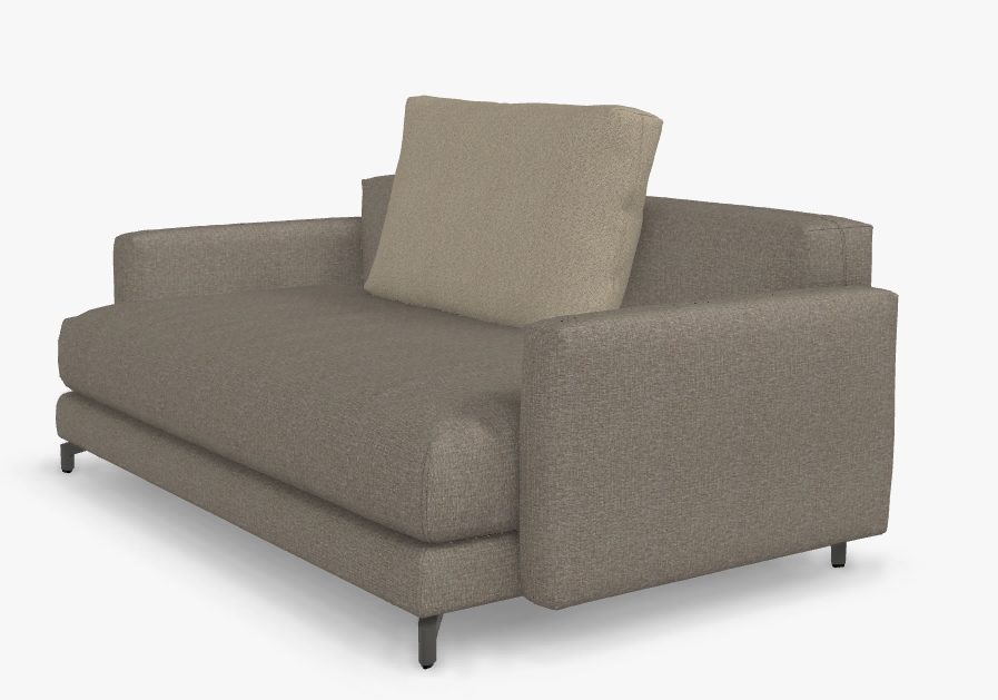 braunes sofa mit rückenkissen rolf benz nuvola