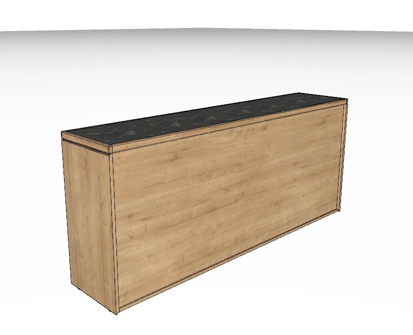 Wöstmann WM 2520 - Sideboard | Type 2173/2174 | B: 211,9 cm | Wildeiche massiv, Keramik