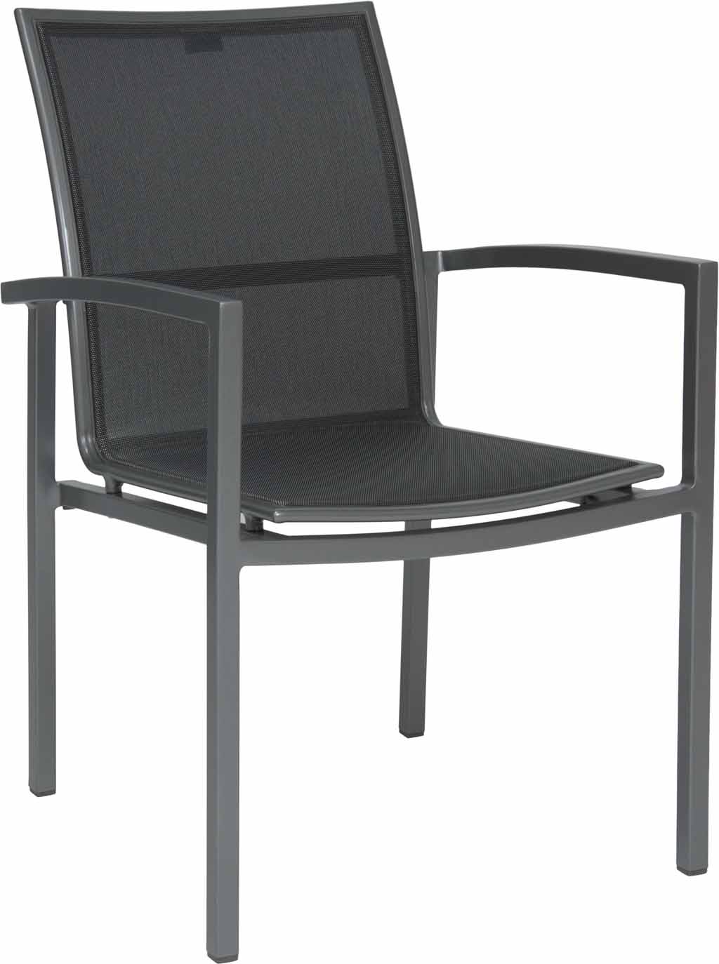 Stern. Skelby | Stapelsessel | silbergrau | Aluminium graphit