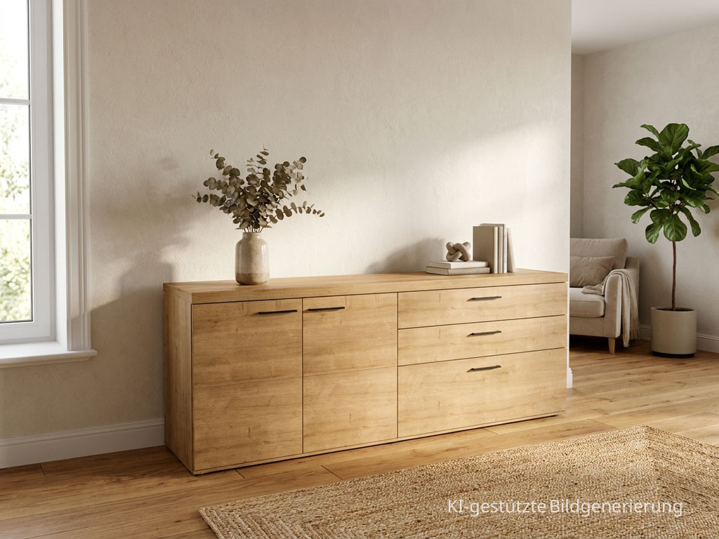 Wöstmann WM 2520 - Sideboard | Type 2163/2164 | B: 211,9 cm | Wildeiche massiv