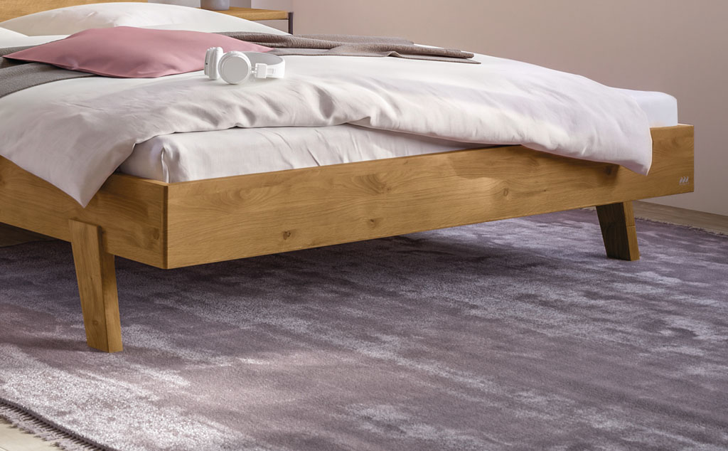 Hasena - Trento Bett Silvana | Rahmen Trento 16 | Kopfteil Turano | Füße Getano | konfigurierbar