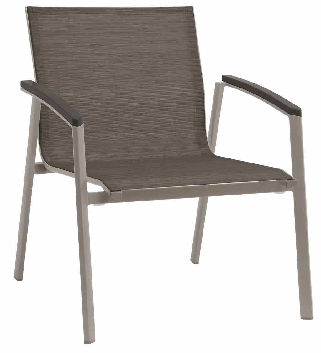 Stern. New Top | Lounge-Sessel | silbergrau | Aluminium graphit